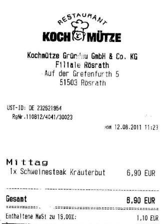 uire Hffner Kochmtze Restaurant